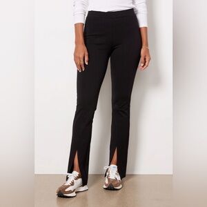 Sanctuary Black Slit Hem Pants